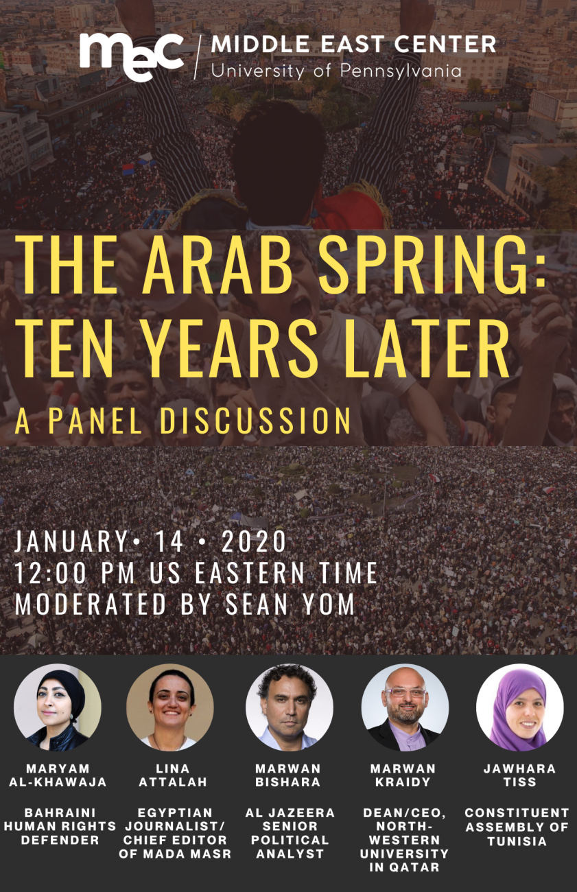 The Arab Spring: Ten Years Later | Middle East Center